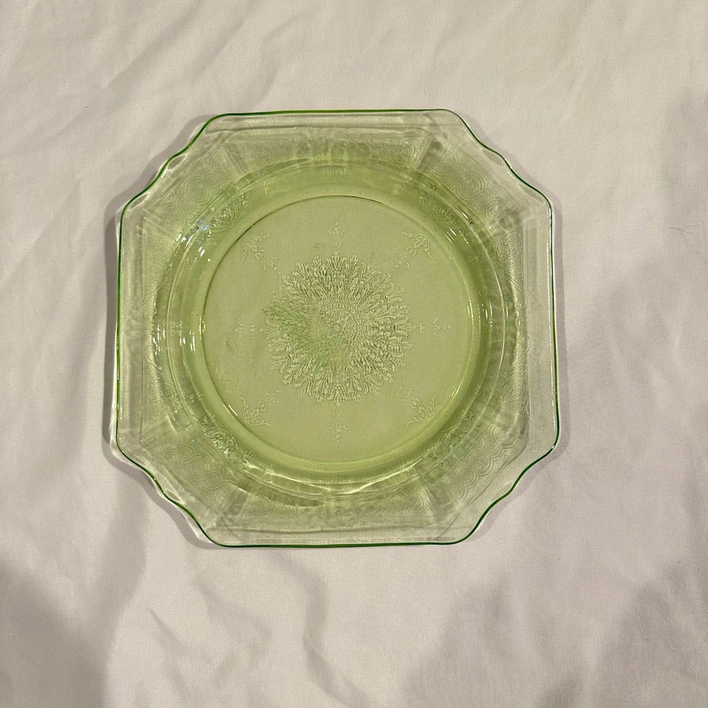 Anchor Hocking-Princess plate